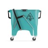SECCHIO SQUIZZY BLU LT.15 C/RULLI E RUOTE