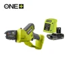 ELETTROSEGA COMPATTA + CARICABATTERIE  E BATTERIA 2 Ah RYOBI