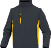 GIACCA SOFTSHELL DELTA PLUS "MYSEN2" NERO-GRIGIO VESTIB. DONNA