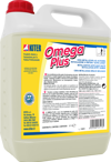 Cera acrilica ultralucida 5L Omega Plus, antiscivolo e alta resistenza