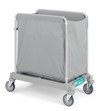 CARRELLO PORTABIANCHERIA 200 LT. RUOTE DA INTERNO